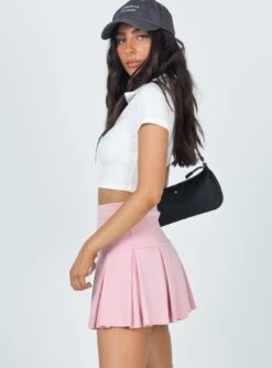 Rescue Me Pleat Skirt Pink -Princess Polly Shop 3 62d9c208 6308 4c14 b053 22bf61cdc9c3