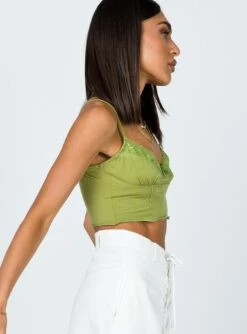 Princess Polly Simple Things Crop Top Green -Princess Polly Shop 3 84eeb4dd 48c6 401e 884d 9d1804bf3783