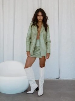 Princess Polly Good Vibes Mini Skirt Green -Princess Polly Shop 3 acc0eefe 5b3e 4be7 98ff 738962b93f4e