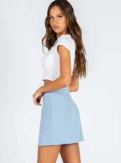 Princess Polly Kian Mini Skirt Blue 6 Princess Polly Kian Mini Skirt Blue -Princess Polly Shop 3 e9c3b604 c4eb 43ee 8b37 260ebff99fd9