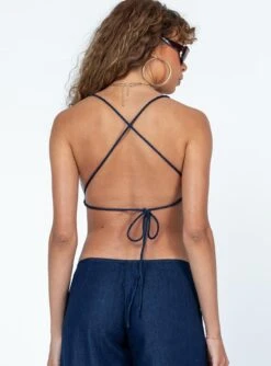 Motel Rosta Top Denim Blue -Princess Polly Shop 4 modelinfo Alyssa us4 752d4cbd 75bf 4cf8 8b96 d849cdd5861d