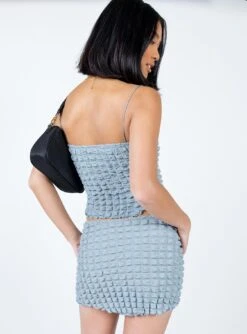 Princess Polly Popcorn Dream Mini Skirt Blue -Princess Polly Shop 4 modelinfo Elle us4 b0404e8a 0ca2 44b1 88c4 a119e7720c80