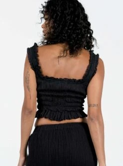 Princess Polly Penton Top Black -Princess Polly Shop 4 modelinfo Kristen us2 b874cef4 016f 4b8c ad59 294ae55972e4