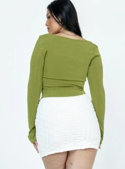 Princess Polly Cadence Mini Skirt White -Princess Polly Shop 4 modelinfo alicia us8 ca9b1094 9b70 40c1 8377 797d4446b79d