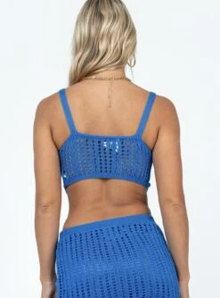 Princess Polly Hervey Top Blue -Princess Polly Shop 4 modelinfo anni us2 1f9c6189 db37 4a94 97c3 520dfde2994e