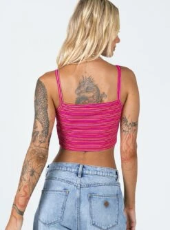 Princess Polly Briggs Top Pink -Princess Polly Shop 4 modelinfo emma leigh us4 120a684c cf65 4312 bf2e eff17fc1dcf3