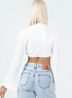 Princess Polly Venga Long Sleeve Top White -Princess Polly Shop 4 modelinfo emma leigh us4 dcd22ab5 6701 46e1 933e 65c9fa2b09c1