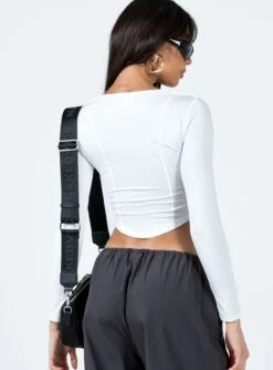 Cahill Long Sleeve Top White 10 Cahill Long Sleeve Top White -Princess Polly Shop 4 modelinfo josephine us2 16a03ec1 dc1f 43c5 a417 a81d6798b581