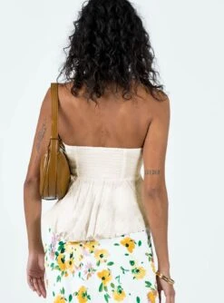 Princess Polly Long Summer Nights Top Ivory -Princess Polly Shop 4 modelinfo kristen us2 1421cf38 450d 4e34 b589 05fc98568120