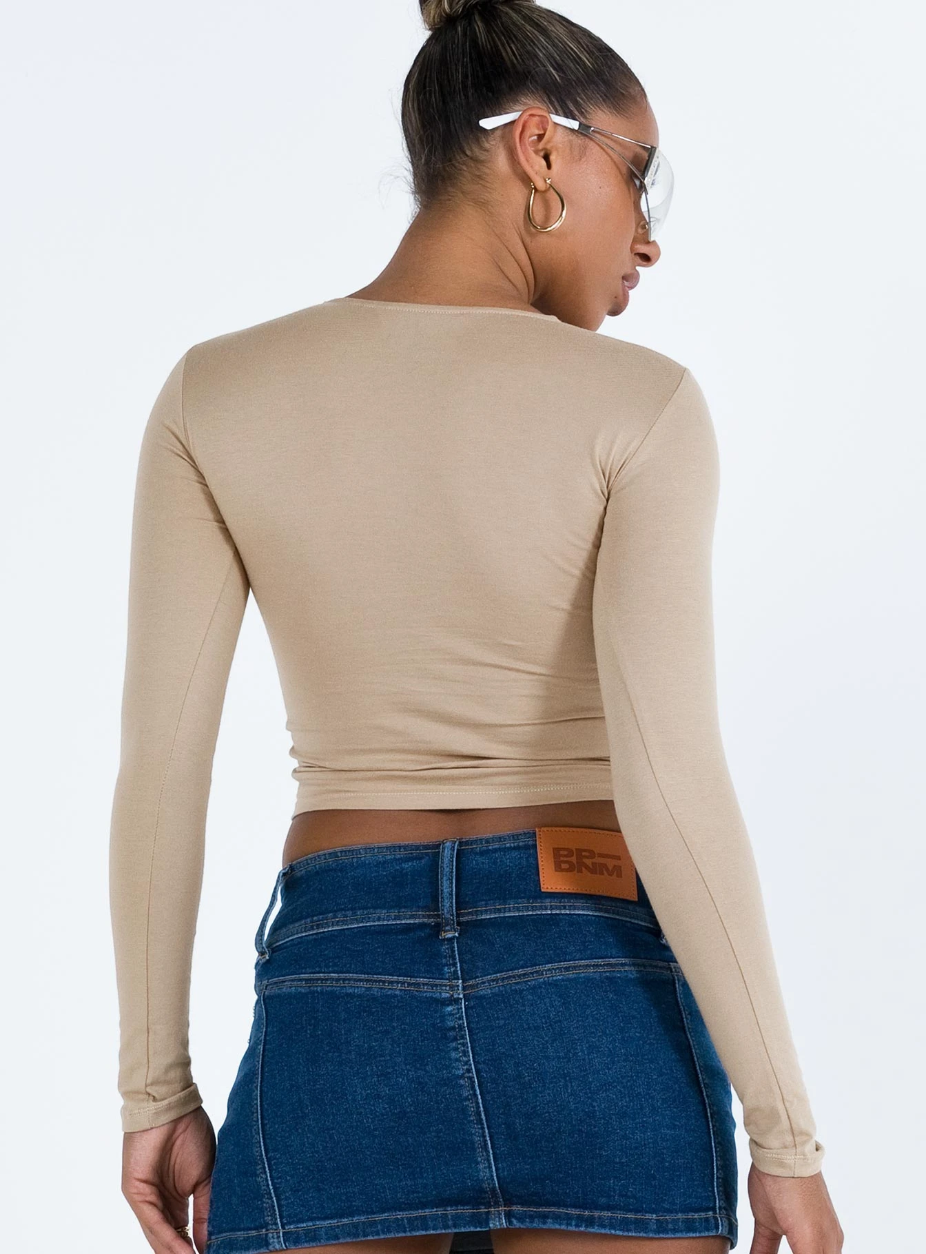 Motel Bonja Top Dove Beige 5 Motel Bonja Top Dove Beige - Image 5