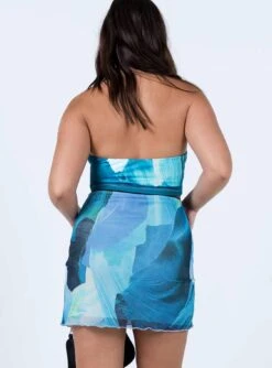 Princess Polly Adyn Mini Skirt Blue -Princess Polly Shop 4 modelinfo mikayla US6 eff12c55 7785 4929 8410 e99a82e9366e