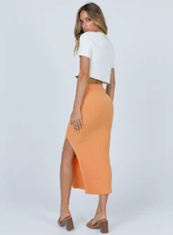 Princess Polly Tanna Midi Skirt Orange -Princess Polly Shop 4 0948f9db 721b 4180 9152 61fa7c78f20d