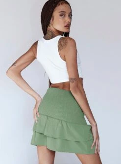 Princess Polly Lillie Mini Skirt Green -Princess Polly Shop 4 0b071d3c 0b71 4f9c ad64 ff7994ad58ec