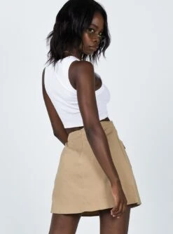 Princess Polly Fade Mini Skirt Beige -Princess Polly Shop 4 21006a67 0b99 4352 b485 9320d78eeb0f