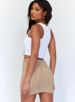 Princess Polly Rhiana Mini Skirt Brown 9 Princess Polly Rhiana Mini Skirt Brown -Princess Polly Shop 4 2d13020e 1568 4fc3 a25d c8a465491a59