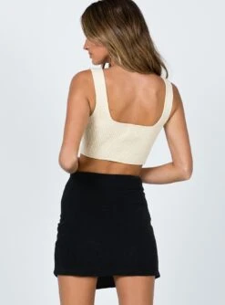 Princess Polly Anthea Towelling Mini Skirt Black -Princess Polly Shop 4 b9a35964 0032 465c 8f36 ea289a60c914