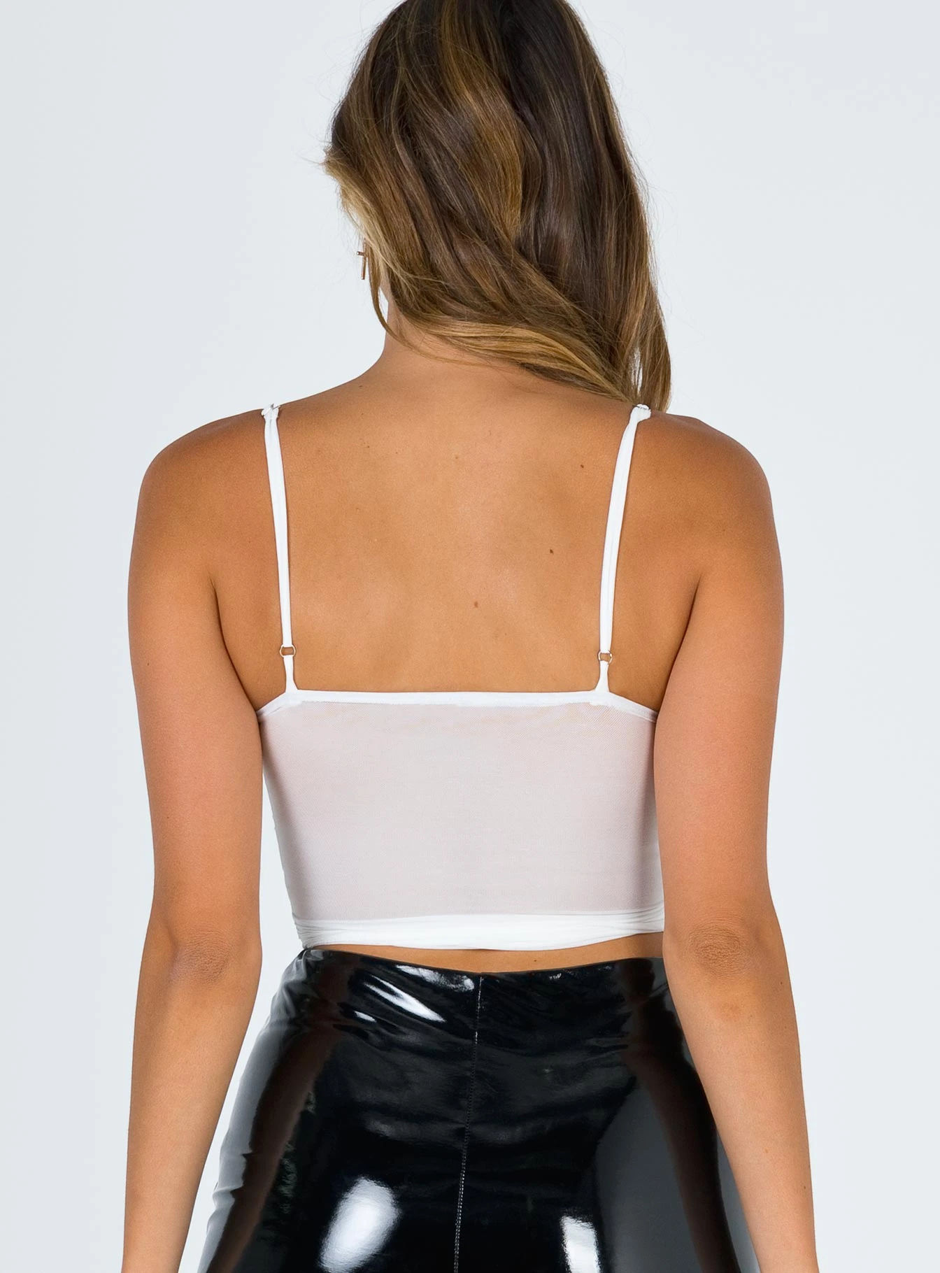 Shine Bright Crop Top White 7 Shine Bright Crop Top White - Image 7