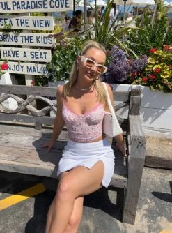 Princess Polly The Lola Mini Skirt White -Princess Polly Shop 5 modelinfo Paris us4 d6086d83 1708 4928 89e3 255bd07483d1