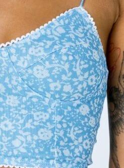 Princess Polly Debbie Top Blue 16 Princess Polly Debbie Top Blue -Princess Polly Shop 5 47765808 12db 4529 b228 0c1e3937a054