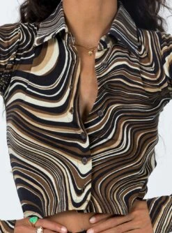 Motel Ryals Top 70's Ripple -Princess Polly Shop 5 f62b88b7 7fdd 4f93 a519 91f62eec3cc8