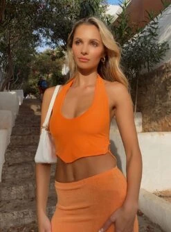 Princess Polly Cayley Top Orange -Princess Polly Shop CAYLEY TOP ORANGE 017904ba 0fcd 4288 92ec 1415051da278