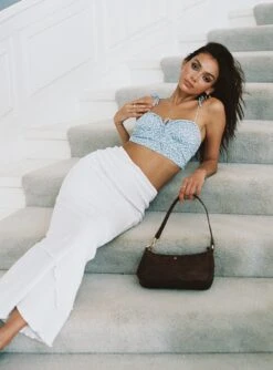 Princess Polly Oscar Maxi Skirt White -Princess Polly Shop Ella Bella Crop Top Oscar Maxi Skirt White e6d04a07 2251 41ab 910b d0ba57df1556