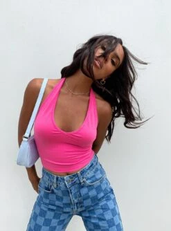 Princess Polly Kourtney Top Pink -Princess Polly Shop IMG 4827