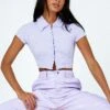 Princess Polly Imani Top Lilac