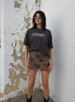 Princess Polly Vinay Mini Skirt Leopard 15 Princess Polly Vinay Mini Skirt Leopard -Princess Polly Shop JAGGER STONE BADDEST TEE VINAY MINI SKIRT 915df390 ae95 415b 94a1 b0cc100f314f