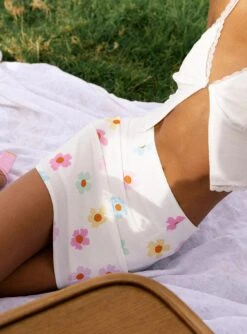 Princess Polly Mishka Mini Skirt White