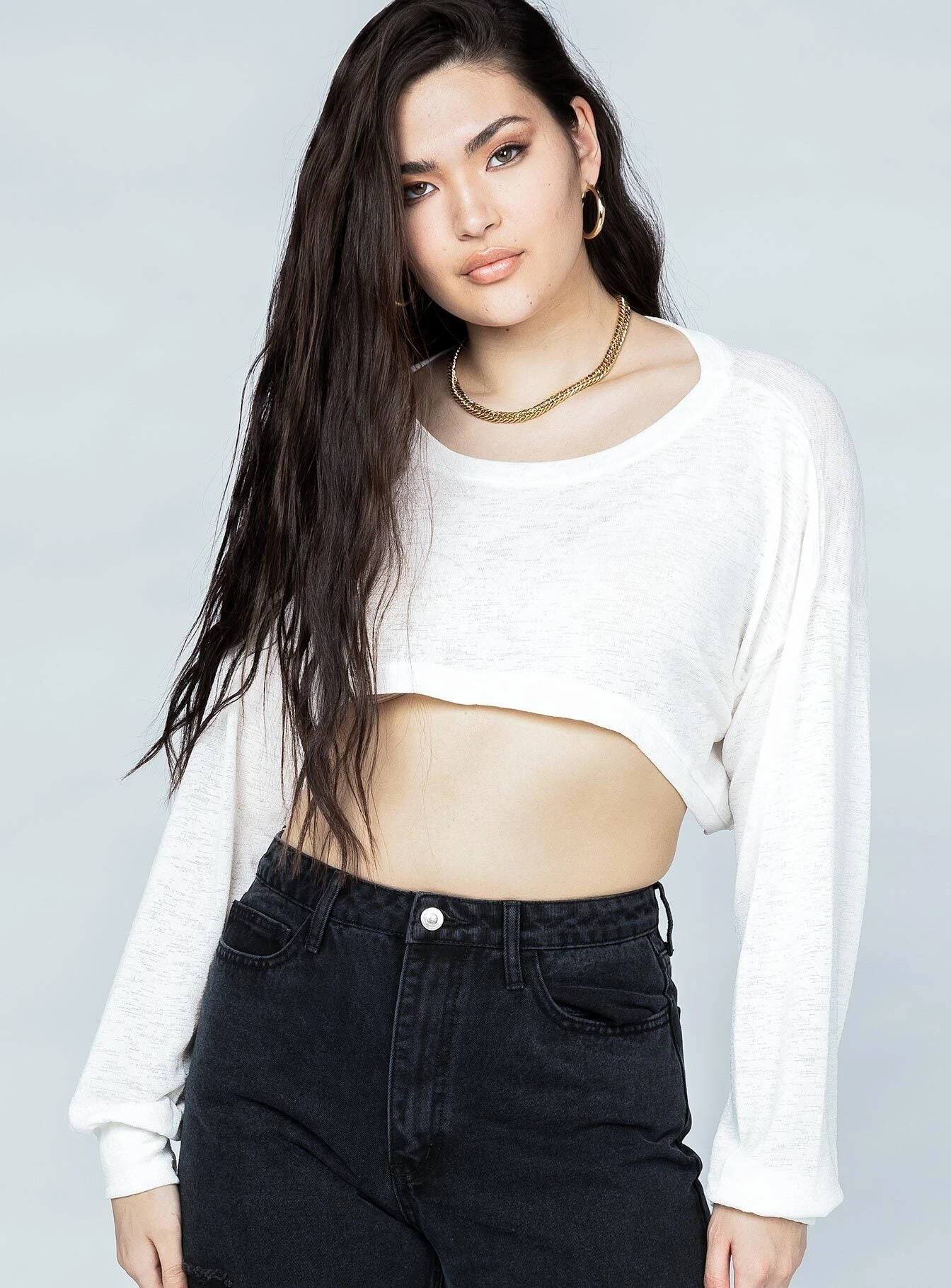 Princess Polly Lincoln Long Sleeve Top White 1 Princess Polly Lincoln Long Sleeve Top White