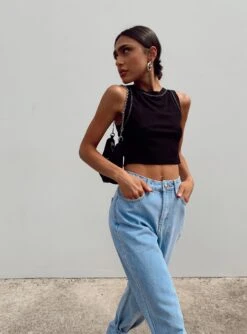 Princess Polly Neisha Top Black