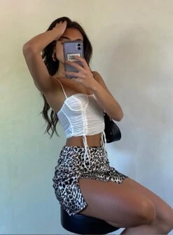 Shine Bright Crop Top White 17 Shine Bright Crop Top White -Princess Polly Shop SHINE BRIGHT CROP TOP af91e484 ef57 4a96 b263 4bf0799abe76