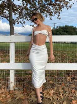 Princess Polly The Ava Set White -Princess Polly Shop The Ava Set White 1