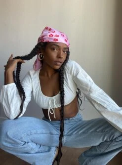 Princess Polly Violetta Top -Princess Polly Shop VIOLETTA TOP THE OLTON HAIR SCARF af8b52e8 ef50 40c8 b3e0 d72dd3ccaa79