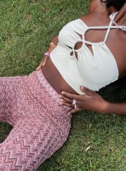 Princess Polly Zamia Top Beige