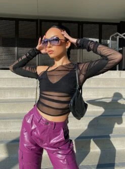 Layla Long Sleeve Top Black -Princess Polly Shop alexaabainn Layla Long Sleeve Top Black US4 a8f2ddd3 0e9a 444c b785 8f57b67e17fc